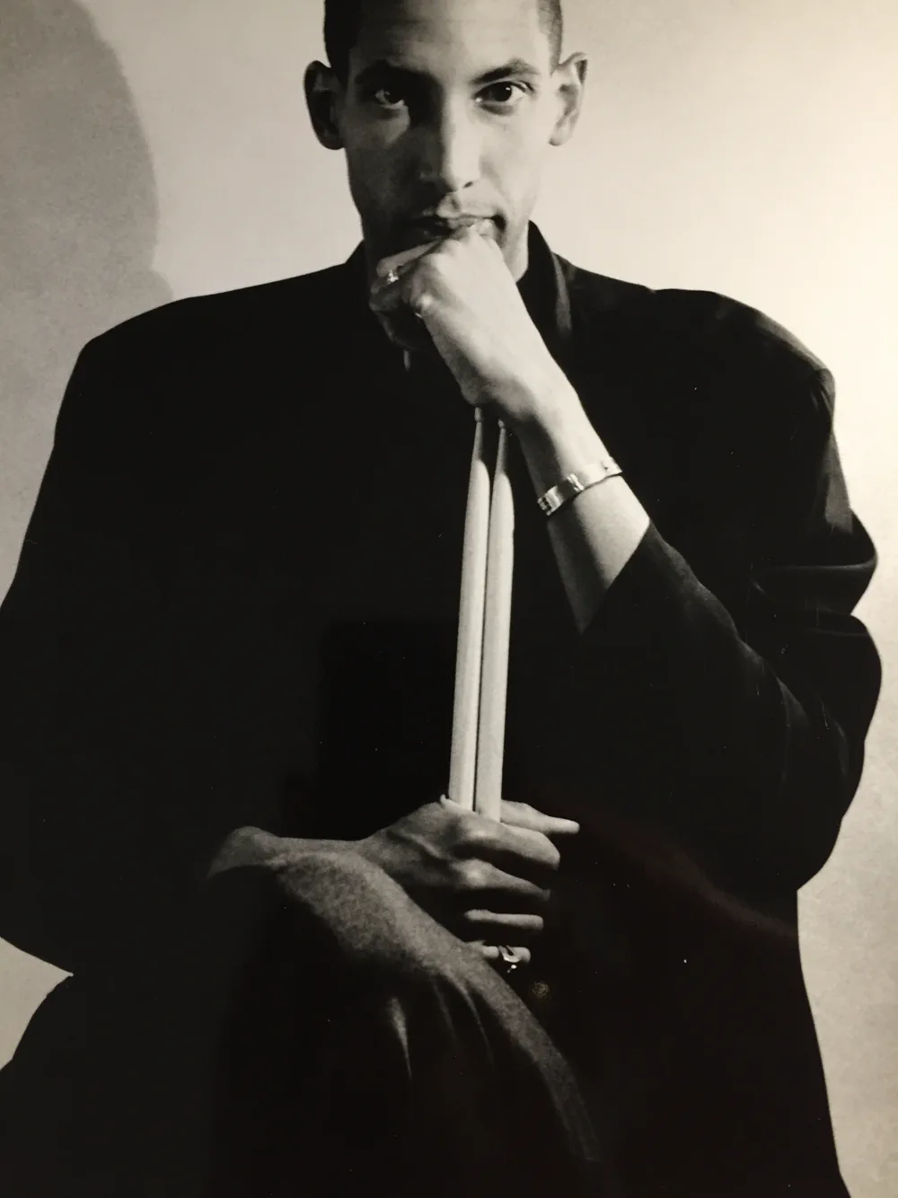 Cliff Caines in a black-and-white portrait.
